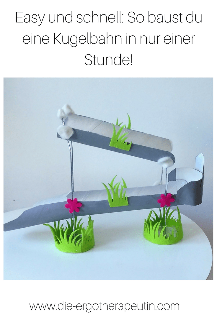 Anleitung: Kugelbahn aus Chipsdose basteln