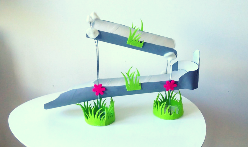 Kugelbahn aus Chipsdose basteln