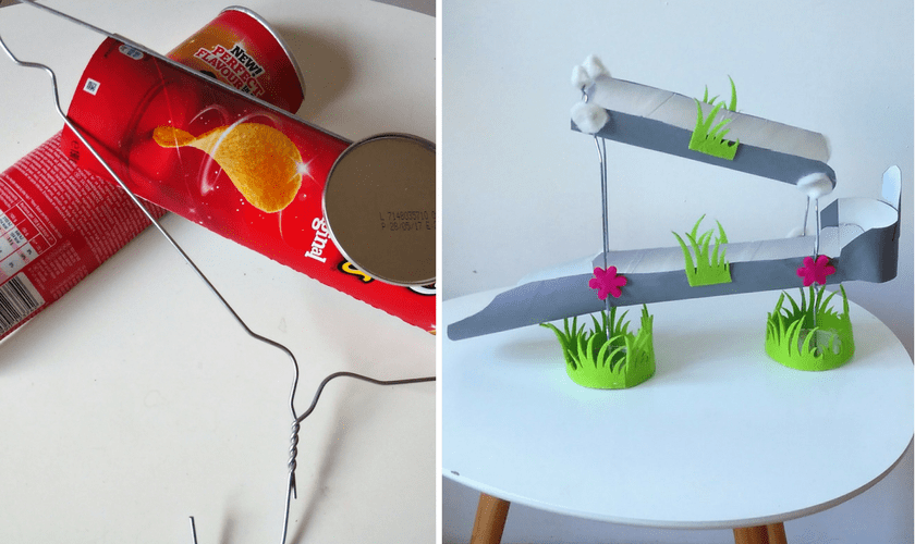 Murmelbahn aus Chipsdose basteln